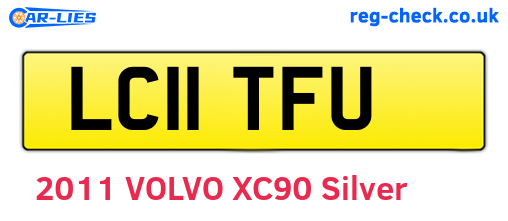 LC11TFU are the vehicle registration plates.