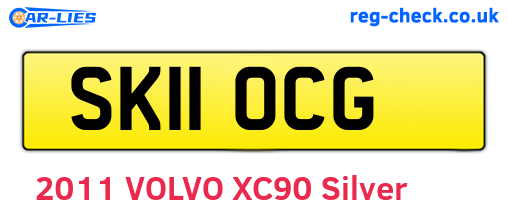 SK11OCG are the vehicle registration plates.