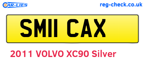 SM11CAX are the vehicle registration plates.