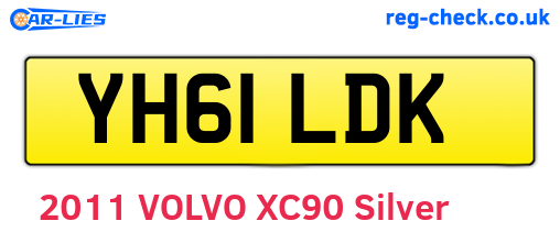 YH61LDK are the vehicle registration plates.