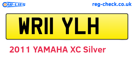 WR11YLH are the vehicle registration plates.