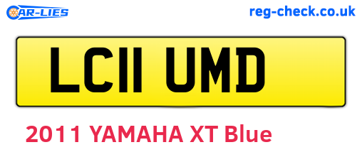 LC11UMD are the vehicle registration plates.