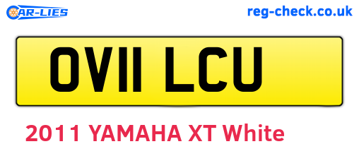 OV11LCU are the vehicle registration plates.