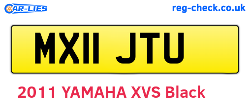 MX11JTU are the vehicle registration plates.
