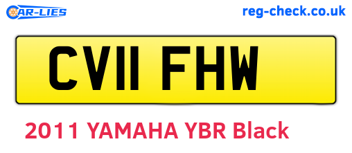CV11FHW are the vehicle registration plates.
