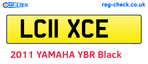 LC11XCE are the vehicle registration plates.