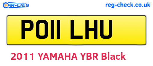 PO11LHU are the vehicle registration plates.