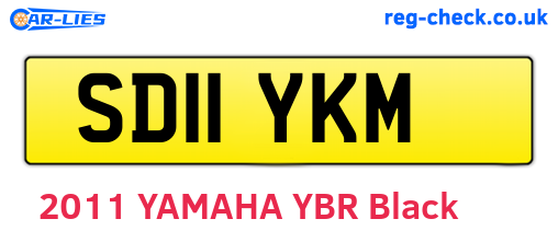 SD11YKM are the vehicle registration plates.