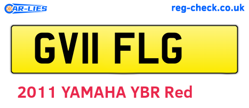 GV11FLG are the vehicle registration plates.