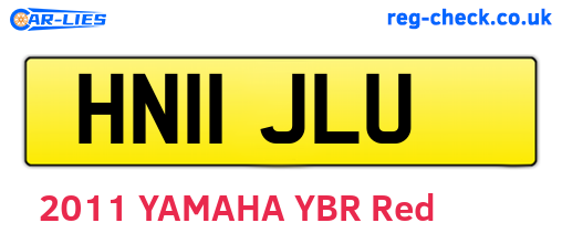 HN11JLU are the vehicle registration plates.