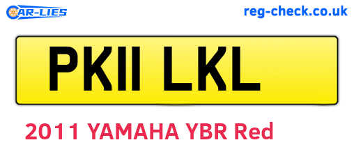 PK11LKL are the vehicle registration plates.