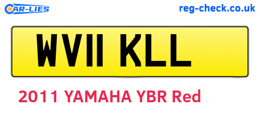 WV11KLL are the vehicle registration plates.