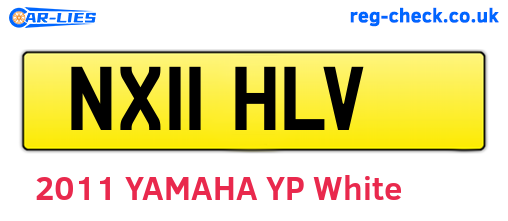 NX11HLV are the vehicle registration plates.