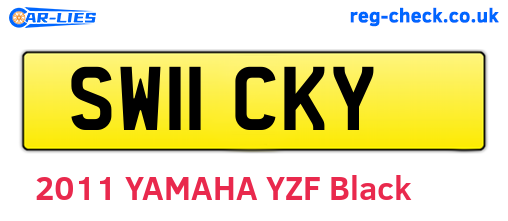 SW11CKY are the vehicle registration plates.