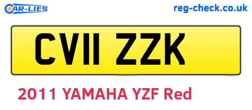 CV11ZZK are the vehicle registration plates.