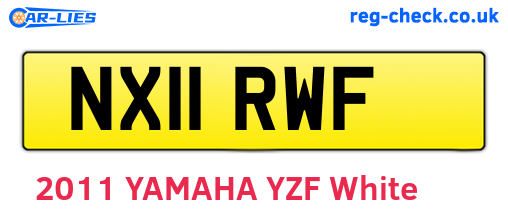 NX11RWF are the vehicle registration plates.