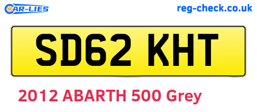 SD62KHT are the vehicle registration plates.