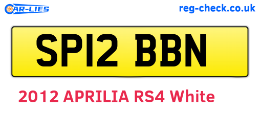 SP12BBN are the vehicle registration plates.