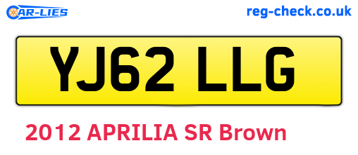 YJ62LLG are the vehicle registration plates.