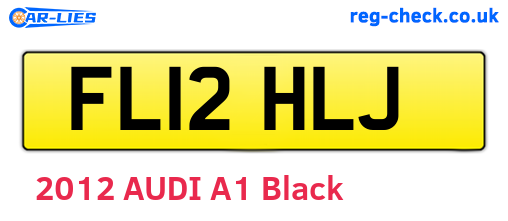 FL12HLJ are the vehicle registration plates.