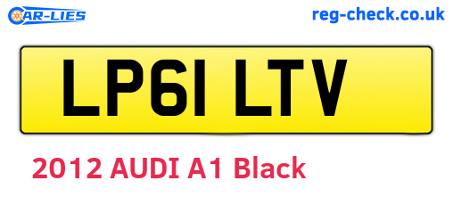 LP61LTV are the vehicle registration plates.
