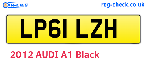 LP61LZH are the vehicle registration plates.