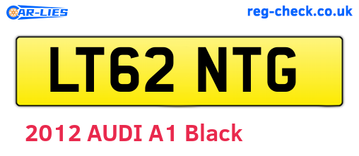 LT62NTG are the vehicle registration plates.