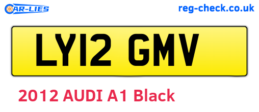 LY12GMV are the vehicle registration plates.
