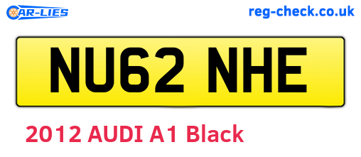 NU62NHE are the vehicle registration plates.