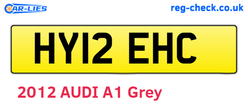 HY12EHC are the vehicle registration plates.