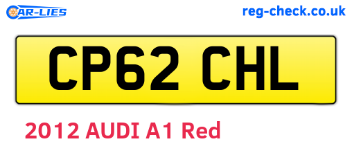 CP62CHL are the vehicle registration plates.