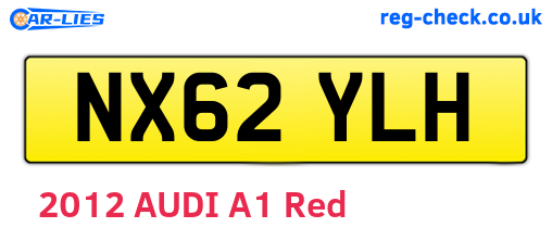 NX62YLH are the vehicle registration plates.