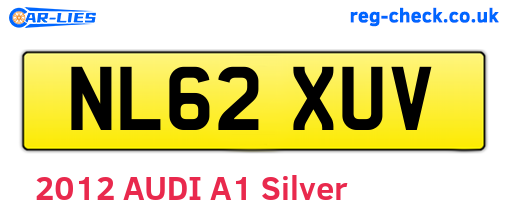 NL62XUV are the vehicle registration plates.