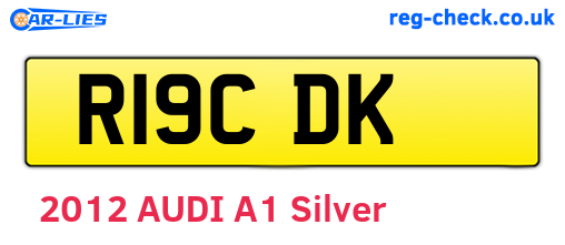 R19CDK are the vehicle registration plates.