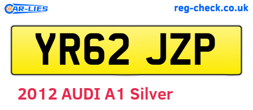 YR62JZP are the vehicle registration plates.