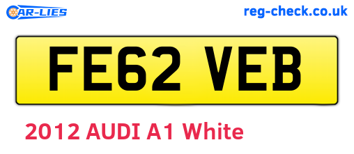 FE62VEB are the vehicle registration plates.