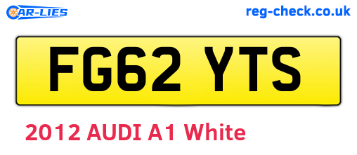 FG62YTS are the vehicle registration plates.