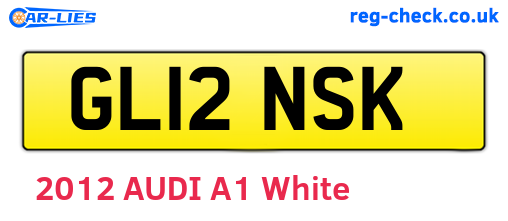 GL12NSK are the vehicle registration plates.