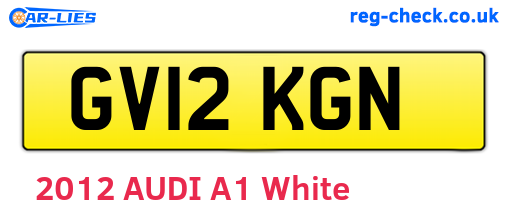 GV12KGN are the vehicle registration plates.