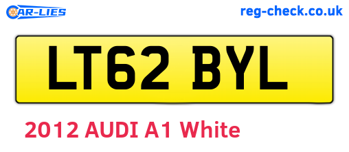 LT62BYL are the vehicle registration plates.