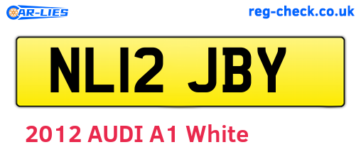 NL12JBY are the vehicle registration plates.