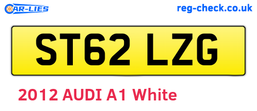 ST62LZG are the vehicle registration plates.