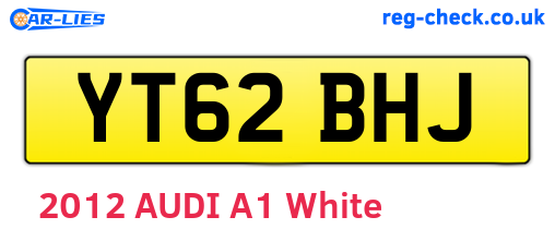 YT62BHJ are the vehicle registration plates.