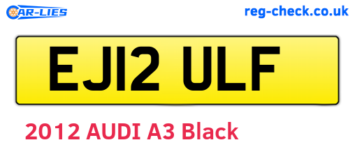 EJ12ULF are the vehicle registration plates.
