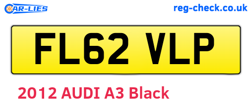 FL62VLP are the vehicle registration plates.