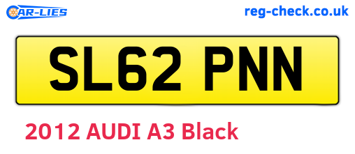 SL62PNN are the vehicle registration plates.