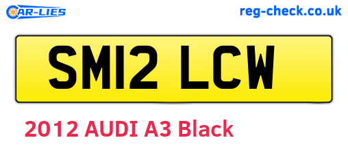 SM12LCW are the vehicle registration plates.