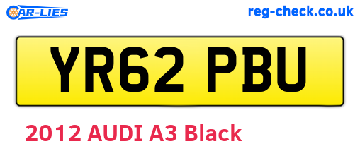 YR62PBU are the vehicle registration plates.