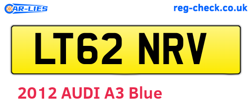 LT62NRV are the vehicle registration plates.