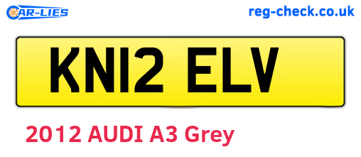 KN12ELV are the vehicle registration plates.